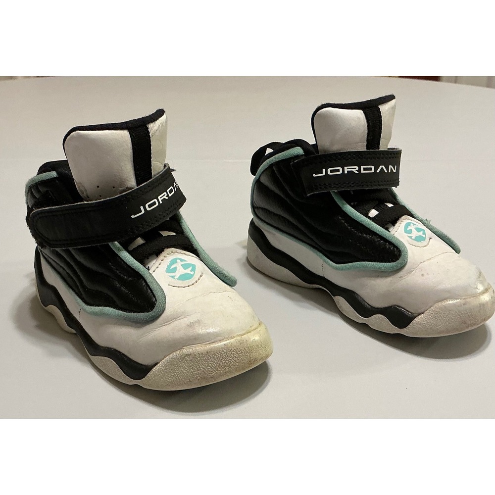 Jordan‎ Pro Strong Toddler Shoes Black White Teal DC7910-001 Size 8C Mens Kids